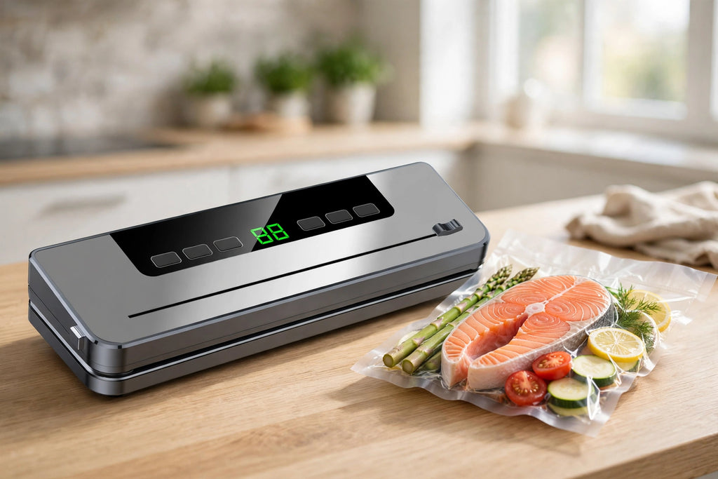 Vacuum Sealer Machine — Dry & Moist Modes, 50 Bags Included
